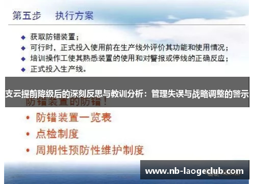 支云提前降级后的深刻反思与教训分析:管理失误与战略调整的警示 支云提前降级后的深刻反思与教训分析:管理失误与战略调整的警示