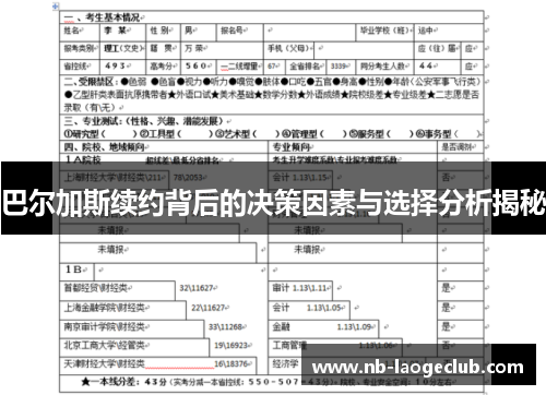 巴尔加斯续约背后的决策因素与选择分析揭秘 巴尔加斯续约背后的决策因素与选择分析揭秘